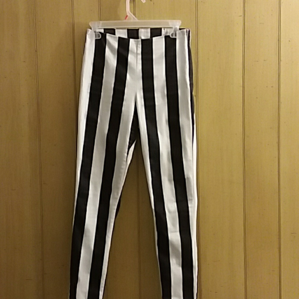 Pinstripe dress pants